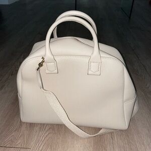 Carolina Herrera Cream Satchel Bag